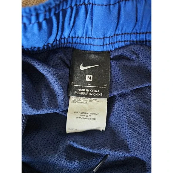 Nike Mens Navy Blue Swim Trunks Mesh Lined Board Shorts NESS9509 Size M - Picture 4 of 6